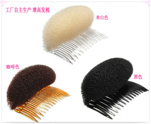 Audited Hair Accessories Factory Wholesale Fashion Hair Donut with Comb