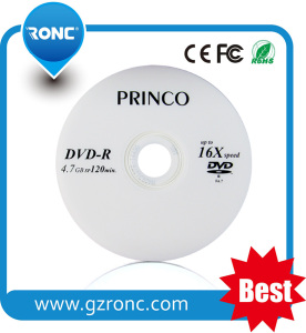 Princo 16X DVD-R Disc Wholesale Blank CD DVD Free Sample